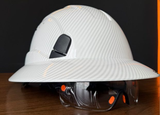 ANSI Casco de Seguridad Tipo Ala Completa con Visor Integrado