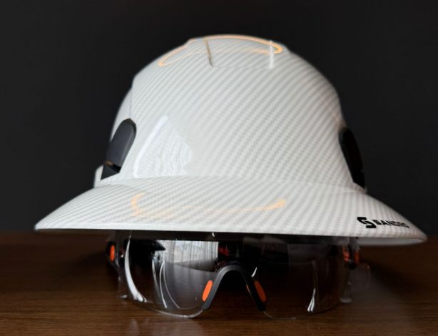 ANSI Casco de Seguridad Tipo Ala Completa con Visor Integrado