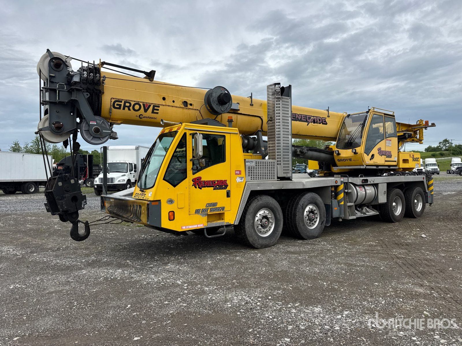 2013 Grove TMS9000E 110 ton 8x4x4 Camión grúa hidráulico